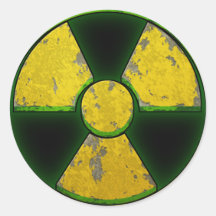 Yellow Nuke Sticker