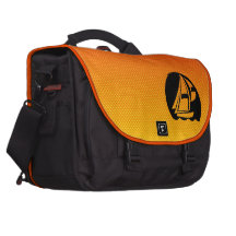 Yellow Orange Sailing Bags For Laptop
