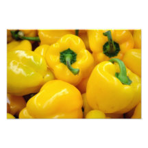 Yellow Peppers Background Photo