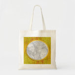 yellow photo frame tote bag
