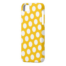 Yellow Polka-Dot  iPhone 5 Case