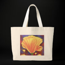 Yellow Poppies Painting Art - Multi bags