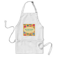 Yellow Quilt Art Blocks Apron