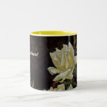 Yellow Roses Painting Mug