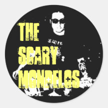 YELLOW ROUND STICKER