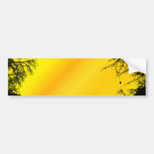 Yellow Sky Bumper Stickers