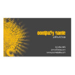 Yellow Splash Business Cards
