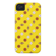 Yellow Sports Case-Mate iPhone 4 Cases