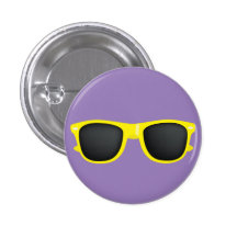 Yellow Sunglasses Pins