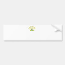 Yellow Tulip Bumper Stickers