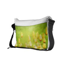 Yellow Tulips Bag Messenger Bags