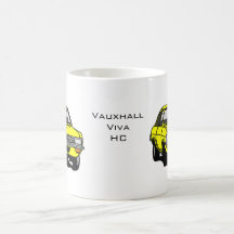 Yellow Vauxhall Viva HC Mug