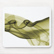 Yellow Wave Mousemat
