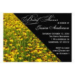 Yellow Wildflowers Field Photo Bridal Shower invitations