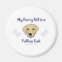 YellowLab Refrigerator Magnet