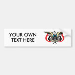 Yemen Coat of Arms Bumper Sticker
