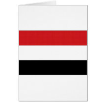 Yemen National Flag Greeting Card