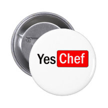 Yes Chef Pinback Buttons