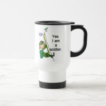 Yes I'm a Soldier Mug