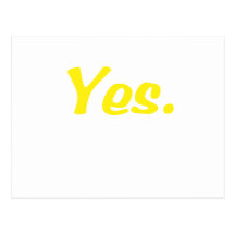 Yes products post card