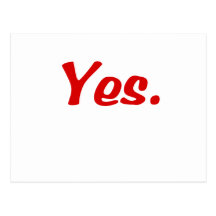 Yes products post cards