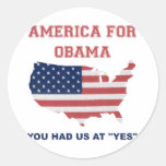 Yes Round Stickers