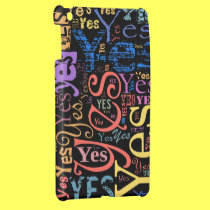 Yes Text Collage ipad mini cases