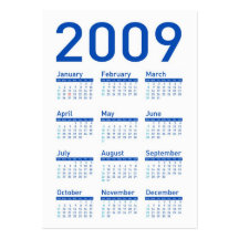 Yes We Can Celebrate - Obama Pocket Calendar Business Card Template