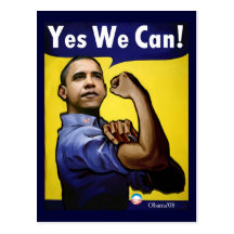 Yes We Can! Postcard
