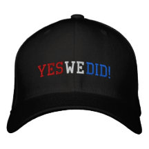 Yes We Did Embroidered Cap Baseball Cap