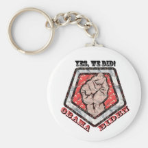 Yes We Did Keychains