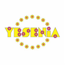Yesenia in Flores Yellow Cut Outs