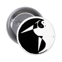 yin yang 2 pinback button