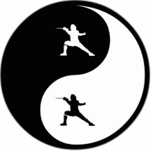 Yin Yang Fencing Photo Cut Out
