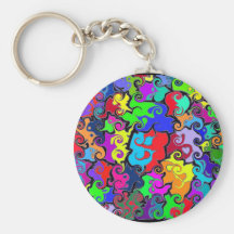 Yin-Yang Mesh Keychains