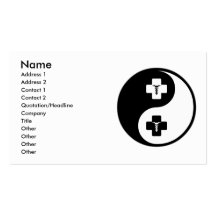 Yin Yang Phlebotomy Business Card