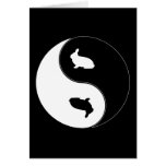 Yin Yang Rabbit Card