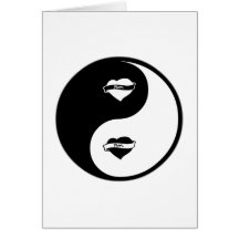Yin Yang Tattoos Greeting Card