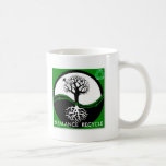 Yin Yang Tree Rebalance Recycle Coffee Mugs