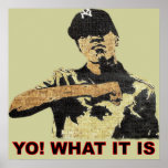 Yo! What it is  Hip Hop Graffiti Street Art Print 