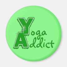 Yoga Addict Magnet - Funny Yoga Gift