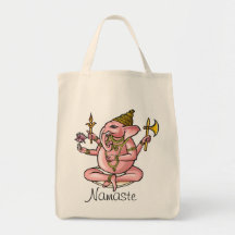 Yoga Class Tote Bag Namaste