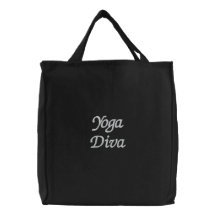 Yoga Diva Embroidered Bags