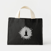 Yoga Scribble Style Canvas Bags