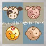 Yoga Speak Baby : May All Beings Be Free Print