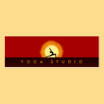 Yoga Sunrise Yoga Instructor Teacher Business Card business cards