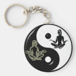 YOGA YIN YANG KEYCHAIN