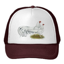 Yokohama:  White Pair Mesh Hat