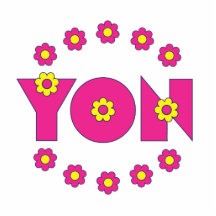 Yon in Flores Pink Photo Cutout