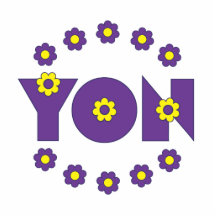Yon in Flores Purple Photo Cutout